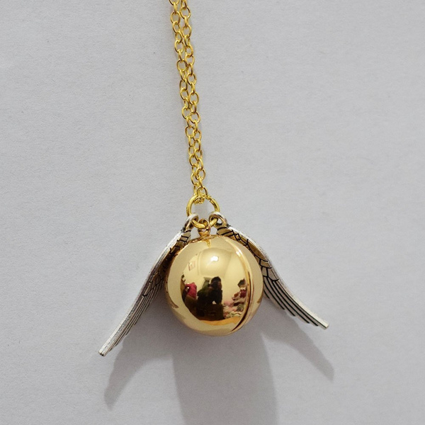 Harry Potter Gold Snitch Ball Quidditch Necklace & Bracelet Gift Charm Present 