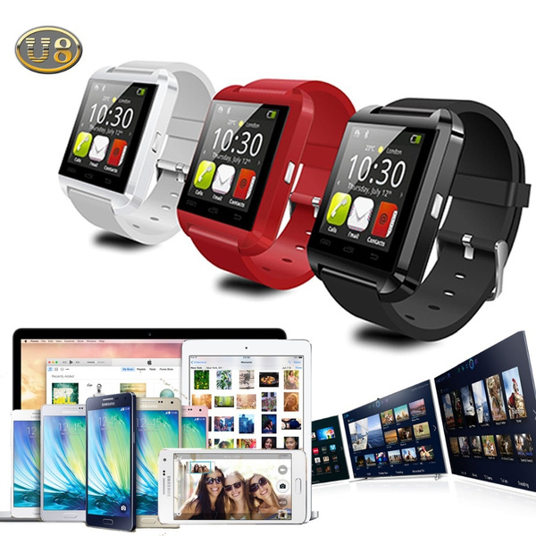New Bluetooth Smart Watch U8 BT notification Anti-Lost Wearable Wristwatch  for iPhone 4/4S/5/5S/6/6S Samsung S4/Note 2/3 Android phone Support Sync  Call Message | Wish
