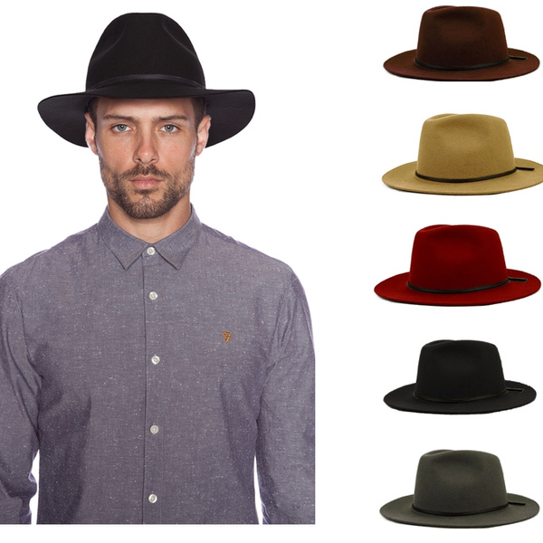 mens crushable fedora