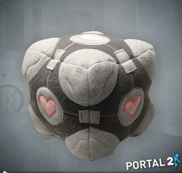 large companion cube plush