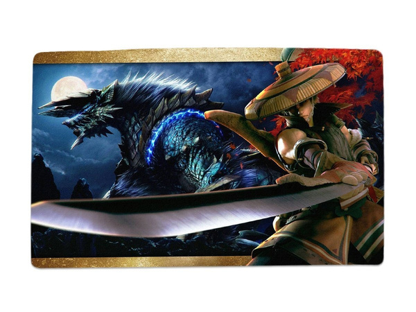 Anime monster hunter armor dragon hullabaloo Playmat Mat Desk Pad