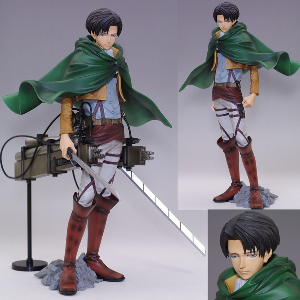 Banpresto Attack On Titan Figure Master Stars Piece Attack On Titan Levi 10 3d Maneuver Gear Wish