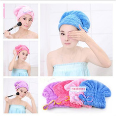 Women's Microfiber Magic Hair Dry Drying Turban Wrap Towel/Hat/Cap Quick Dry Dryer Bath