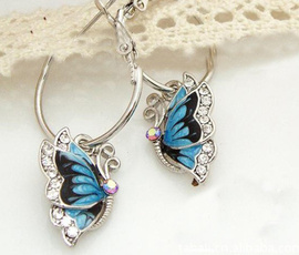 Blues, butterfly, Fashion, Jewelry
