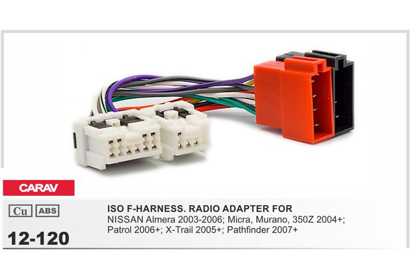 Zafira A, ISO2CAR, Radio-Adapter, T-Kabelsatz