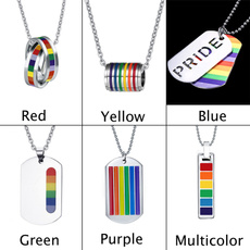 rainbow, Jewelry, gaypridependant, unisex