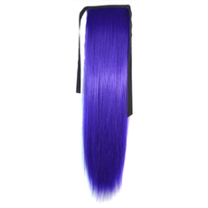 ponytailextension, Fiber, girlswig, Pure Color