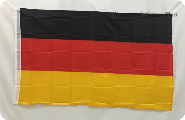 Germany Flag Deutschland banner 3ft x 5ft Hanging Flag Polyester ...