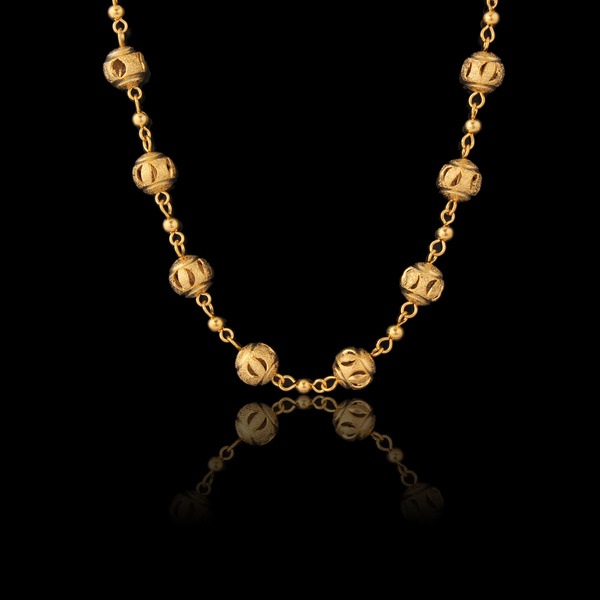 gold ball link chain