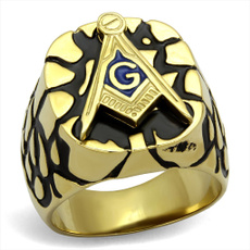 Steel, goldplated, Jewelry, gold