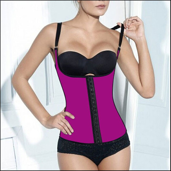 plus size women gaine hourglass corset training latex waist trainer vest korsett rubber waist cincher waist training vest fajas