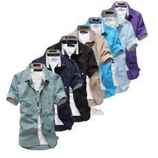 The new men's fashion slim long sleeved shirts, Casual Shirts