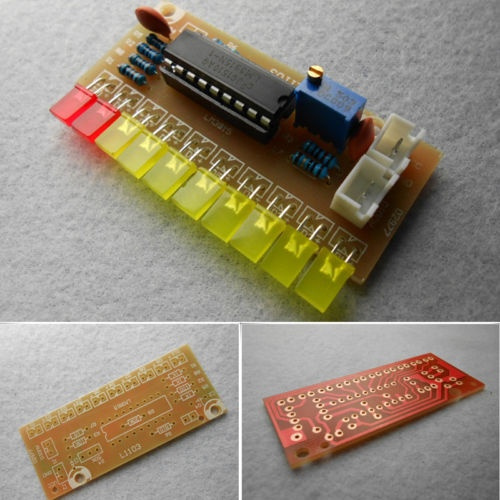 Funny LM3915 DIY Audio Level Indicator Kit Electronic Audio Indicator ...