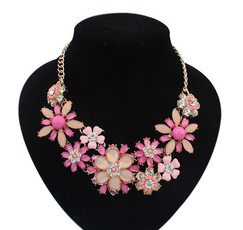 Beautiful, Flowers, Necklace, Chain