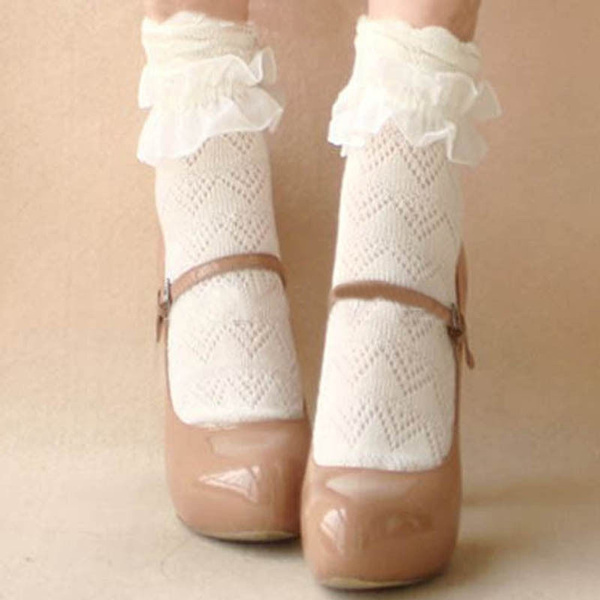 vintage lace socks