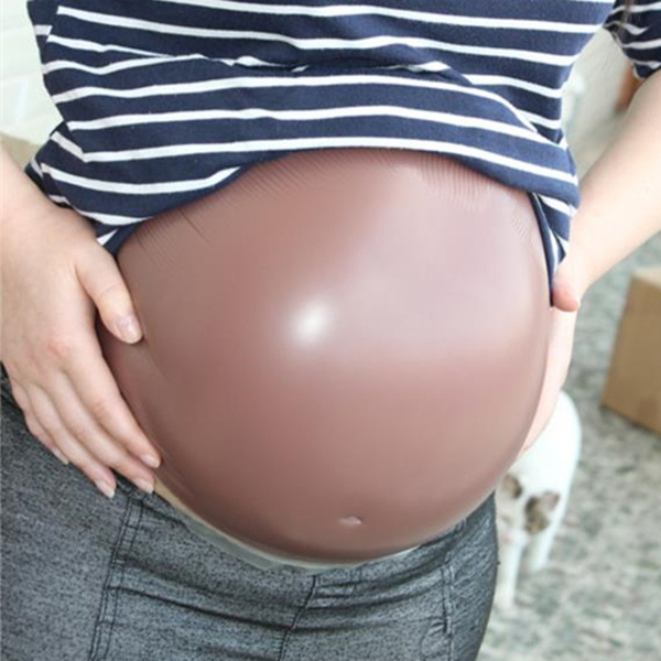Artificial Fake Ivita Pregnancy Silicone Fake Belly Baby Tummy Pregnant Bump New 