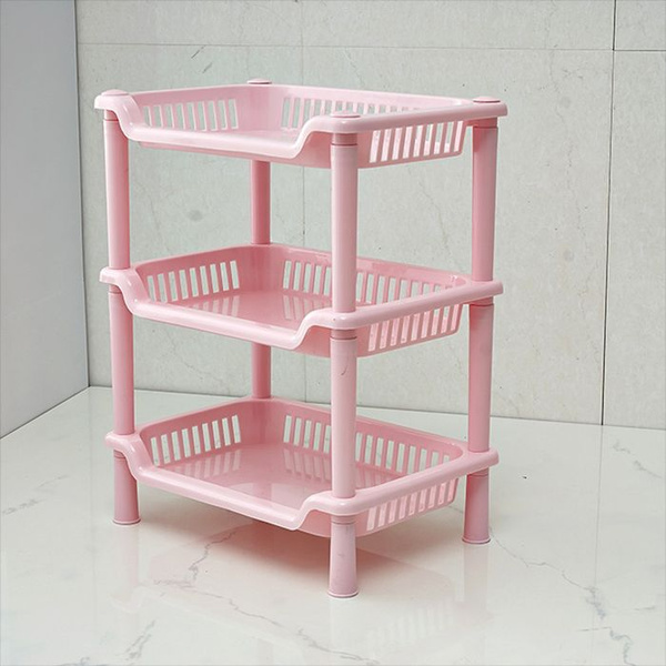 Three tier deals plastic shelf