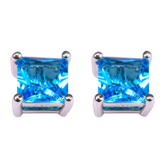 Blues, Sterling, 925 sterling silver, bluetopazearring