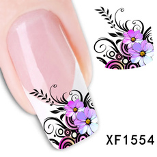 2pcs  Sheet New Arrival Water Transfer Nail Art Stickers Decal Beauty Black Swan&Feather Design Manicure Tool
