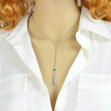 newfashionnecklace, leafpendantnecklace, Chain Necklace, Fashion