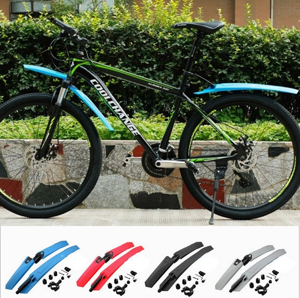 Durable Bicycle MTB Fender Colorful Front /& Rear Set Bike Mud Guard