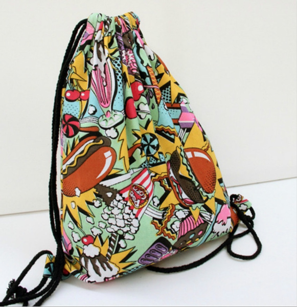 cute drawstring bags