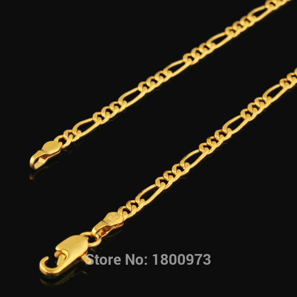 Adixyn Vintage figaro gold chain for 