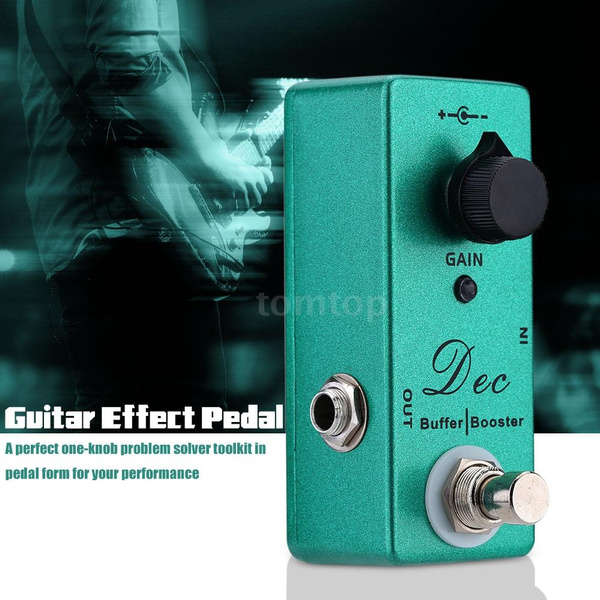 Buffer Booster Electric Guitar Effect Pedal Mini Single Effect With Clean Boost True Bypass 6935