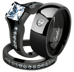 Steel, Engagement, Jewelry, Stainless Steel
