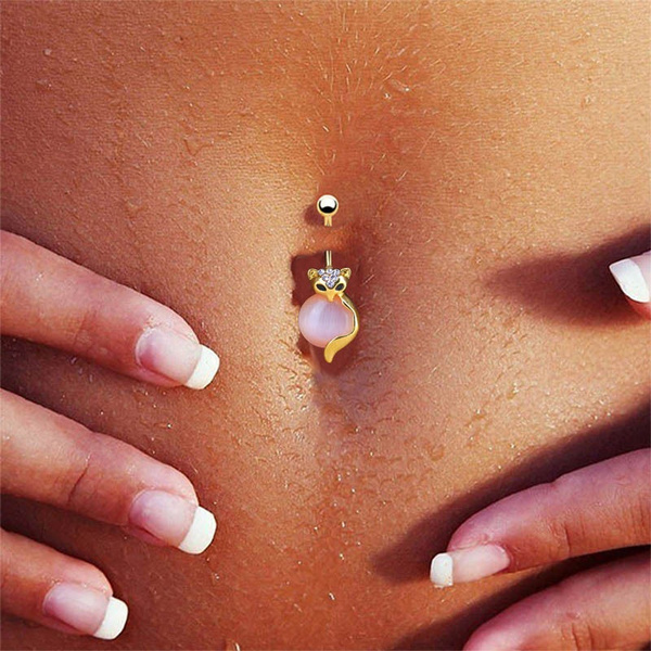 Fox belly deals button ring