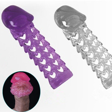 Silica Gel Reusable Condom Sex Toy for Men 