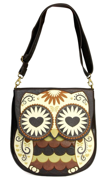 Loungefly Owl Purse with Heart Eyes Small Cross Bag LFTB0391