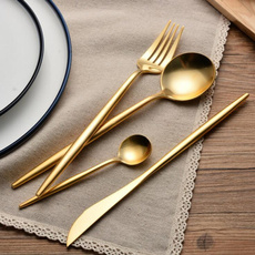 cutlery24piece, cutlerysetgold, flatwareset, flatwaregol