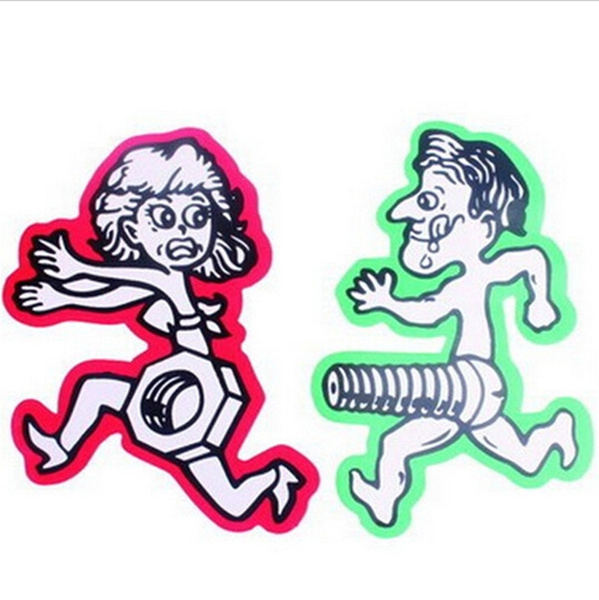 1Pair New Idea Funny Design Men Chase Women Nuts/Bolts Car Sticker Car/Motorcycle Car Styling Personality Accessories | Wish 1Pair New Idea Funny Design Men Chase Women Nuts/Bolts Car Sticker Car/Motorcycle Car Styling Personality Accessories | Wish