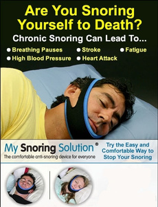 Stop Snoring Chin Strap Snore Belt Anti Apnea Jaw Solution Sleep TMJ Support od2