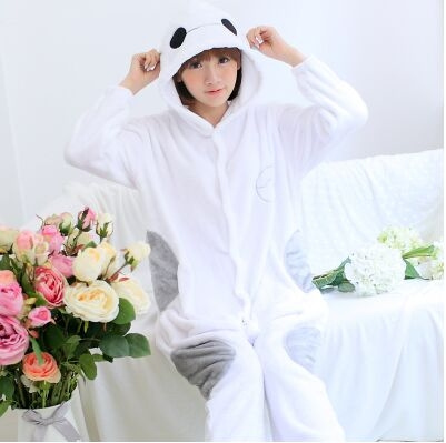 Baymax kigurumi Pajamas Unisex Adult Onesie Pajamas Romper Onesie Pajama Costume