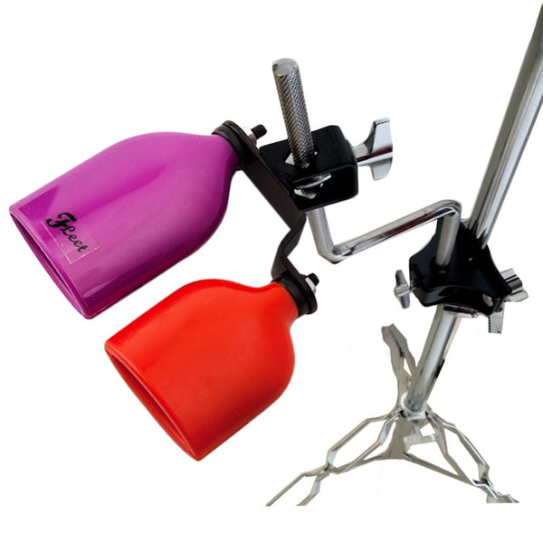 Drum/ Jam Block Set With Mount Purple And Red Musical Instruments Drum Kit Wish