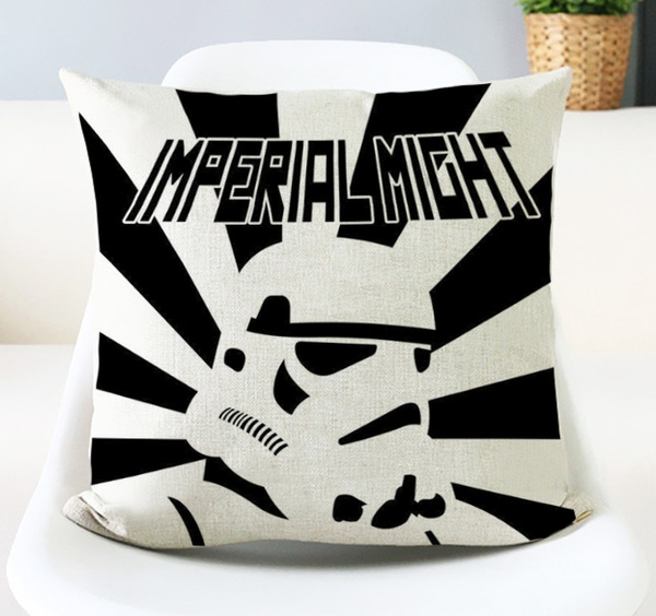 Star Wars Clone Trooper Stormtrooper Cushion Cover Pillowcase Pillow Cover  Bedding Home Decor 45cm/18inch