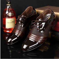 New Men Fashion Breathable Leather Shoes Business Shoes Casual Shoes 