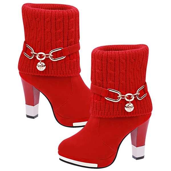 red boots for women