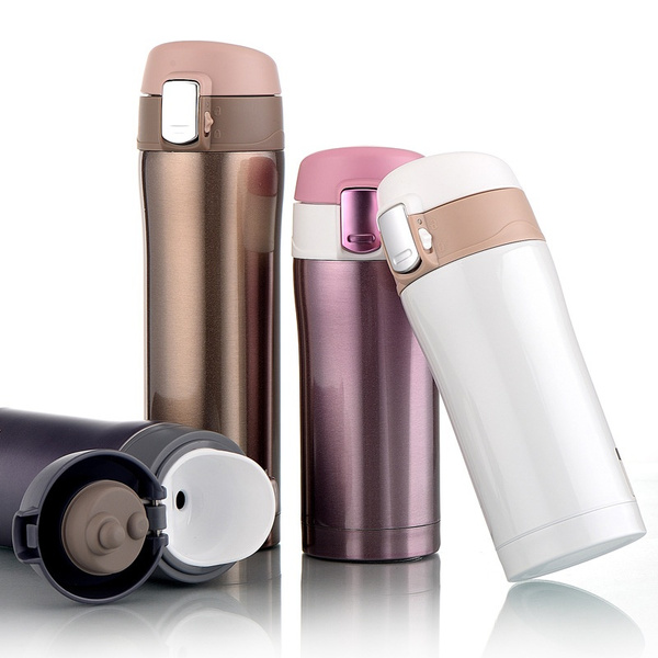 Travel Mug Office Tea Coffee Water Cup Vacuum Bottle Stainless Steel
