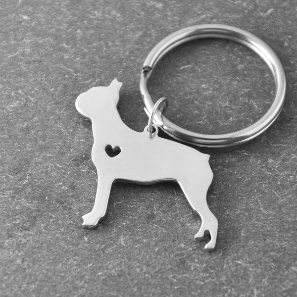 Boston hot sale terrier keyring