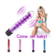 Gyrating Waterproof Safe Jelly Materials Vibrator Sex Products