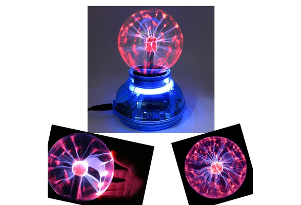 Magic USB Bola Plasma Ball Lamp Neon Sphere Negative Ion Generator Interior  Light Music Voice Control Lightning Novelty