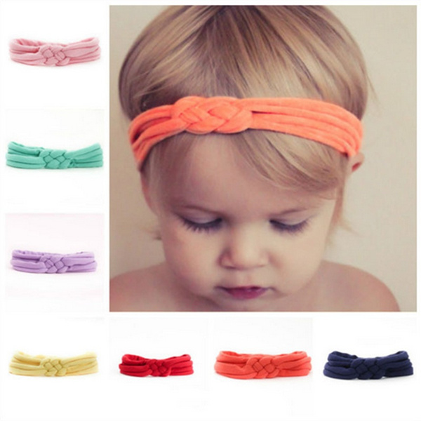 2018 New Baby Head Wrap Toddler Infant Girl Kids Hairband Turban Knot