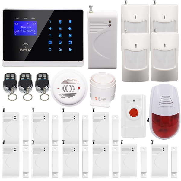 Eray Wireless GSM Home Security Alarm System Support APP IOS Android ...