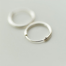 High Quality Silver Small Endless Hoop Rings Lip Nose Ear Studs 7/10/13mm