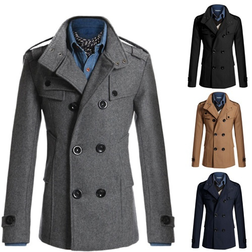 2018 Fashion Brand Winter Mens Jackets And Coats Man Double