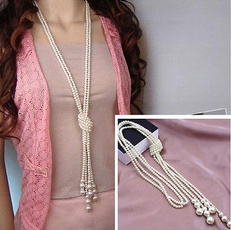 imitationpearlsnecklace, Chain Necklace, Fashion, Jewelry