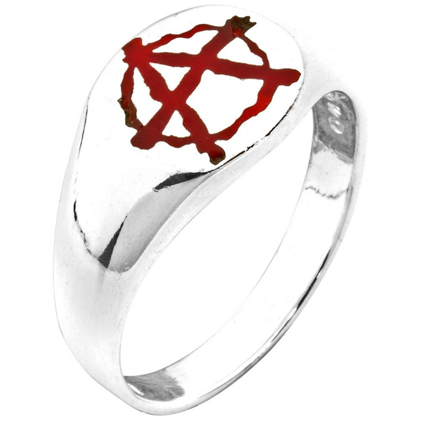 Anarchy Sterling Silver Ring | Wish